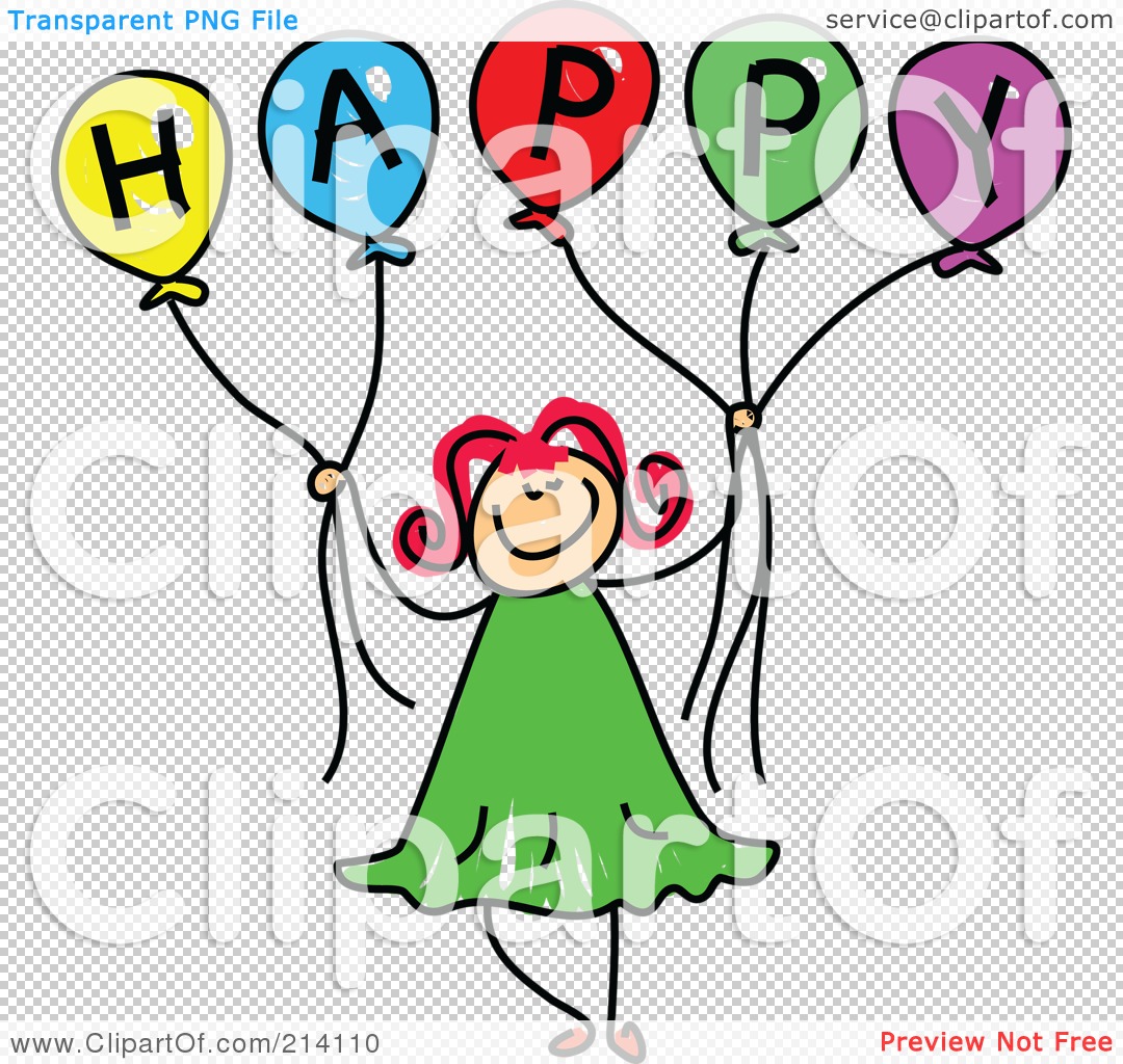 Balloons And Streamers Clipart