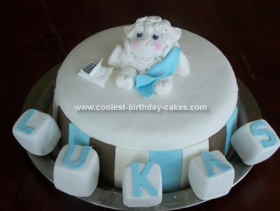 Baptism Cake Pictures For Boys