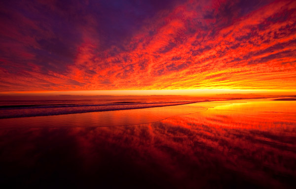 Beach Landscape Sunset