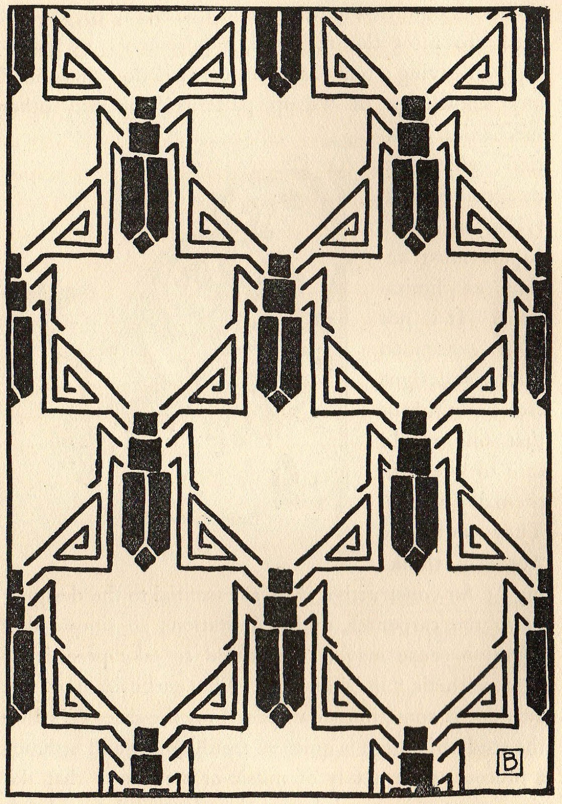 Black And White Art Deco Designs