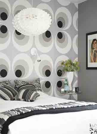 Black And White Wallpaper For Bedroom