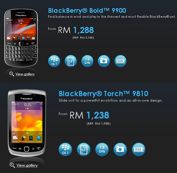 Blackberry Bold 5 Price In Malaysia