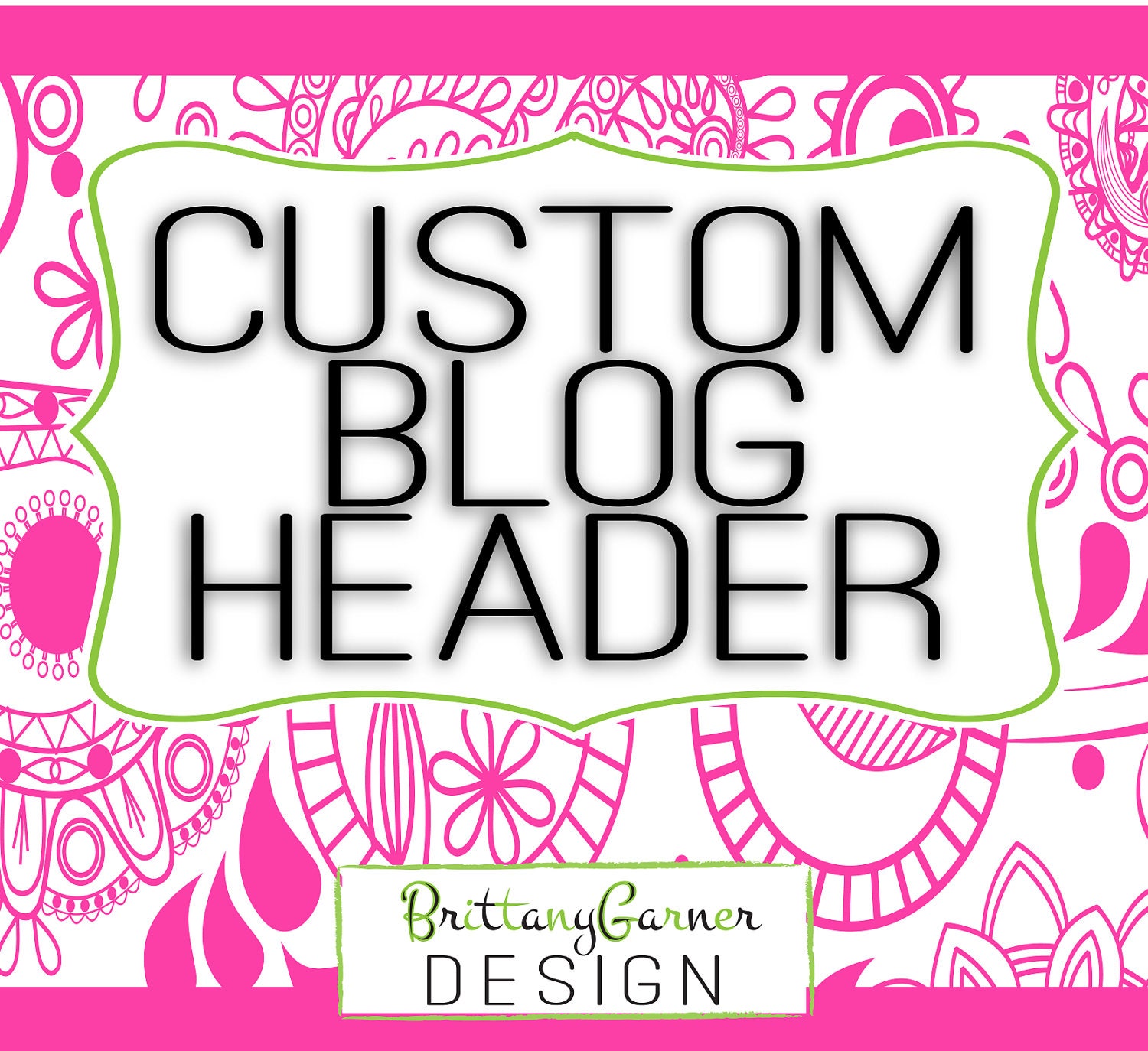 Blogger Header Design