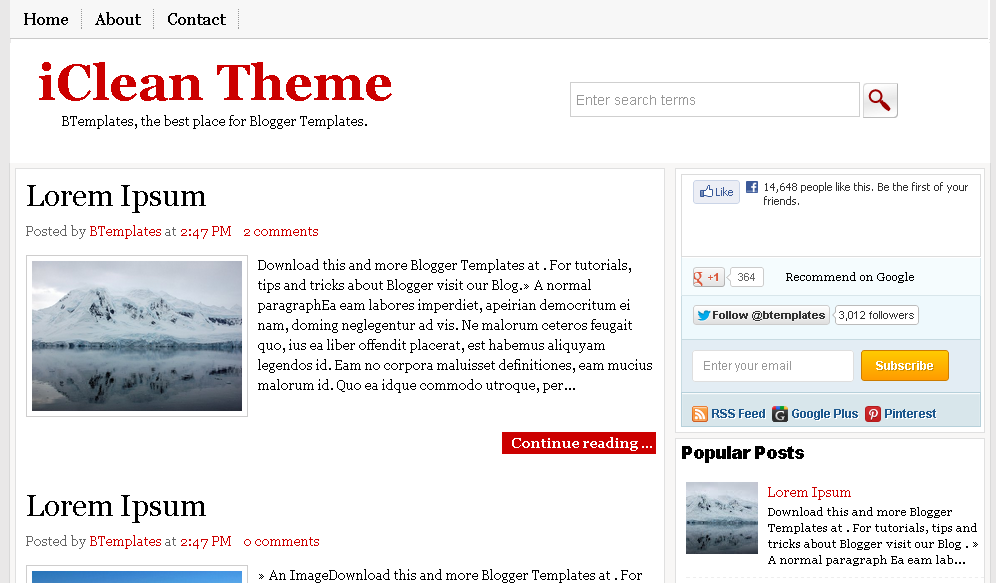Blogger Templates Free Download 2013