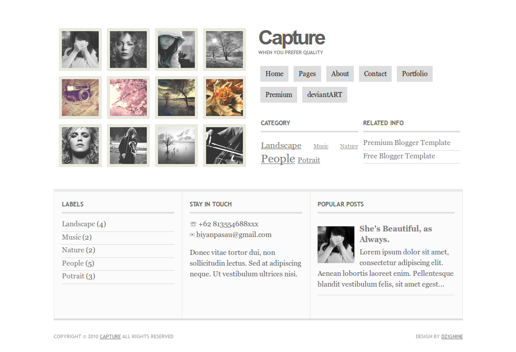Blogspot Themes For Photographers