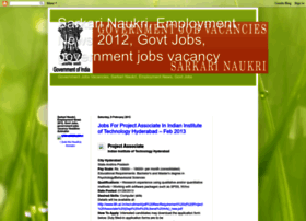 Blogspot.in Govt Jobs