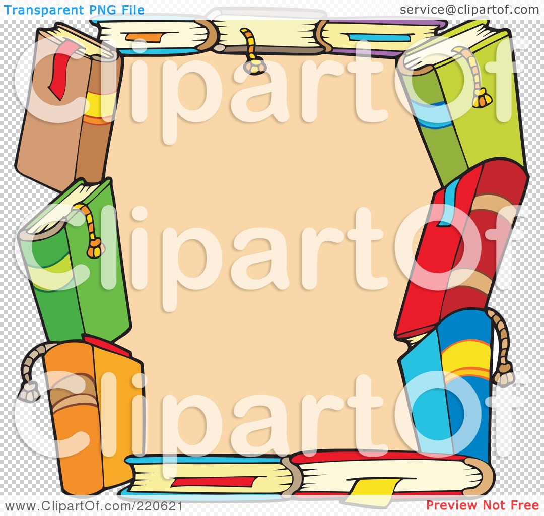 Book Clipart Border