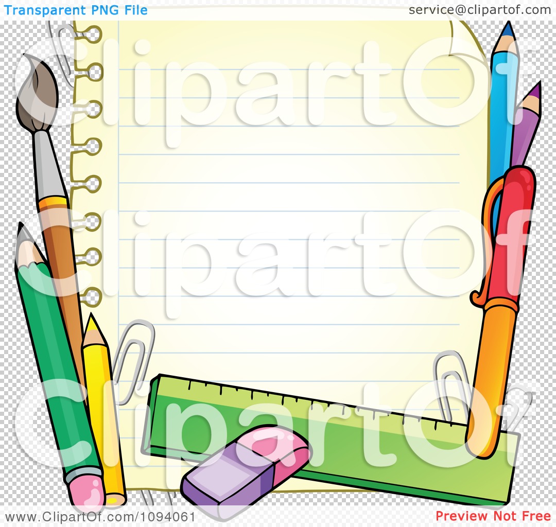 Book Clipart Border