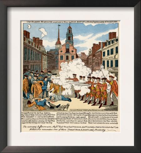 Boston Massacre Paul Revere Painting