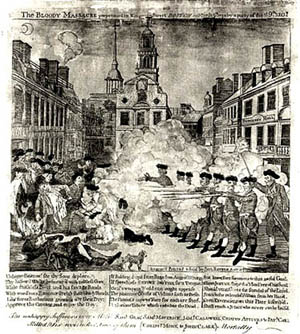 Boston Massacre Pictures Paul Revere