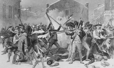 Boston Massacre Propaganda Picture