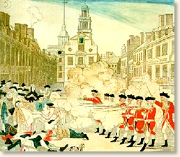 Boston Massacre Propaganda Picture