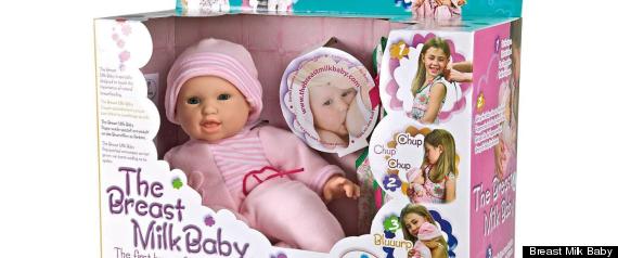 Breast Feeding Baby Doll Toy