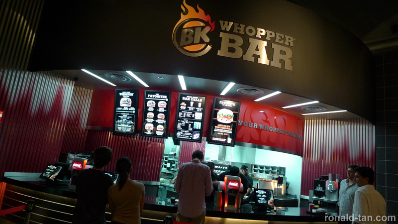 Burger King Whopper Bar