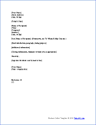 Business Letter Format Example With Cc