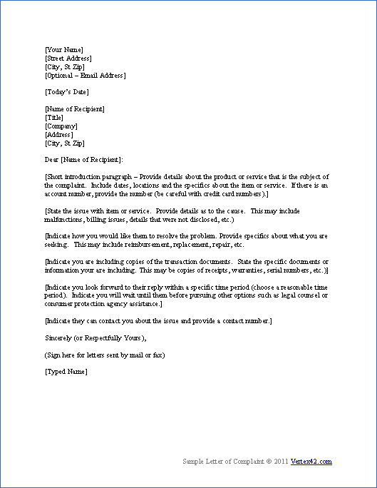 Business Letter Template Word Mac