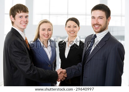 Business People Shaking Hands