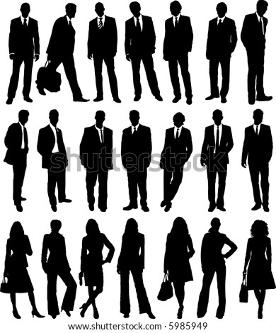 Business People Silhouette