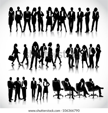 Business People Silhouette