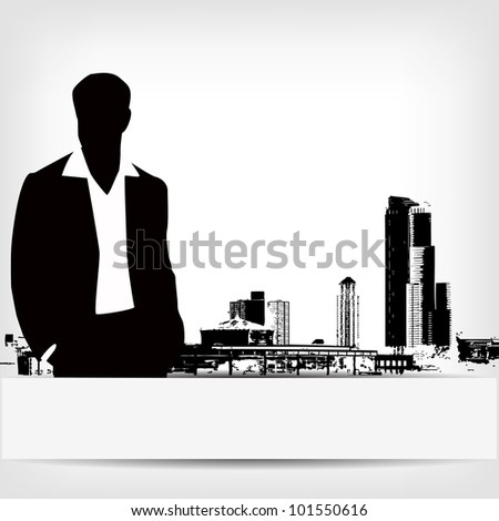 Businessman Silhouette Vector Free