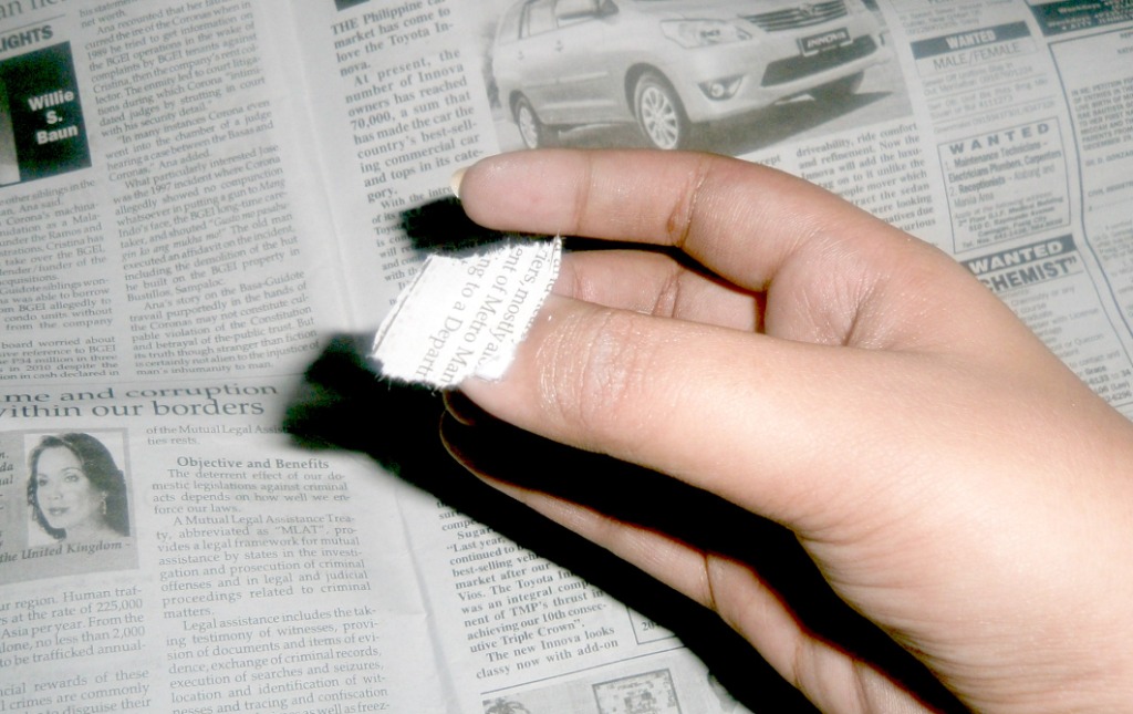 Can You Do Newspaper Nails With Nail Polish Remover