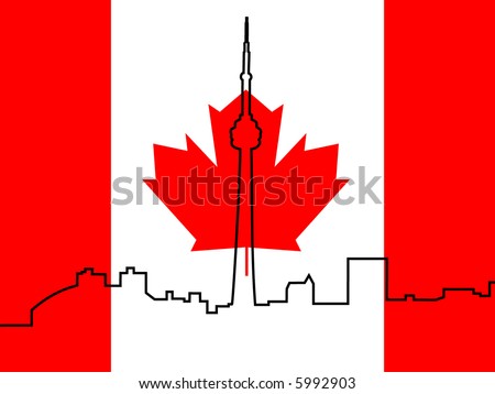 Canada Flag Outline