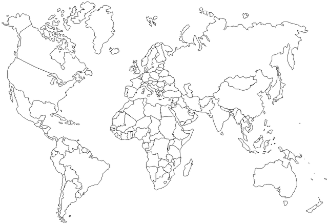 Canada Map Outline Kids