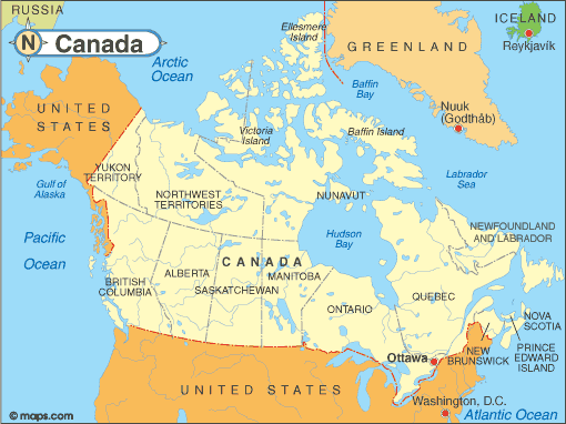 Canada Map Quiz For Kids