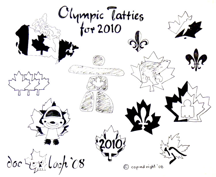 Canadian Flag Tattoo Designs
