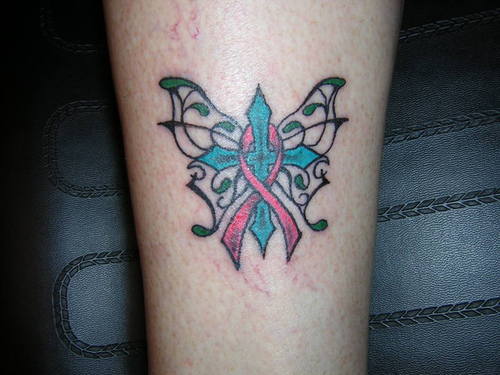 Cancer Ribbon Images Tattoos