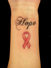 Cancer Ribbon Images Tattoos