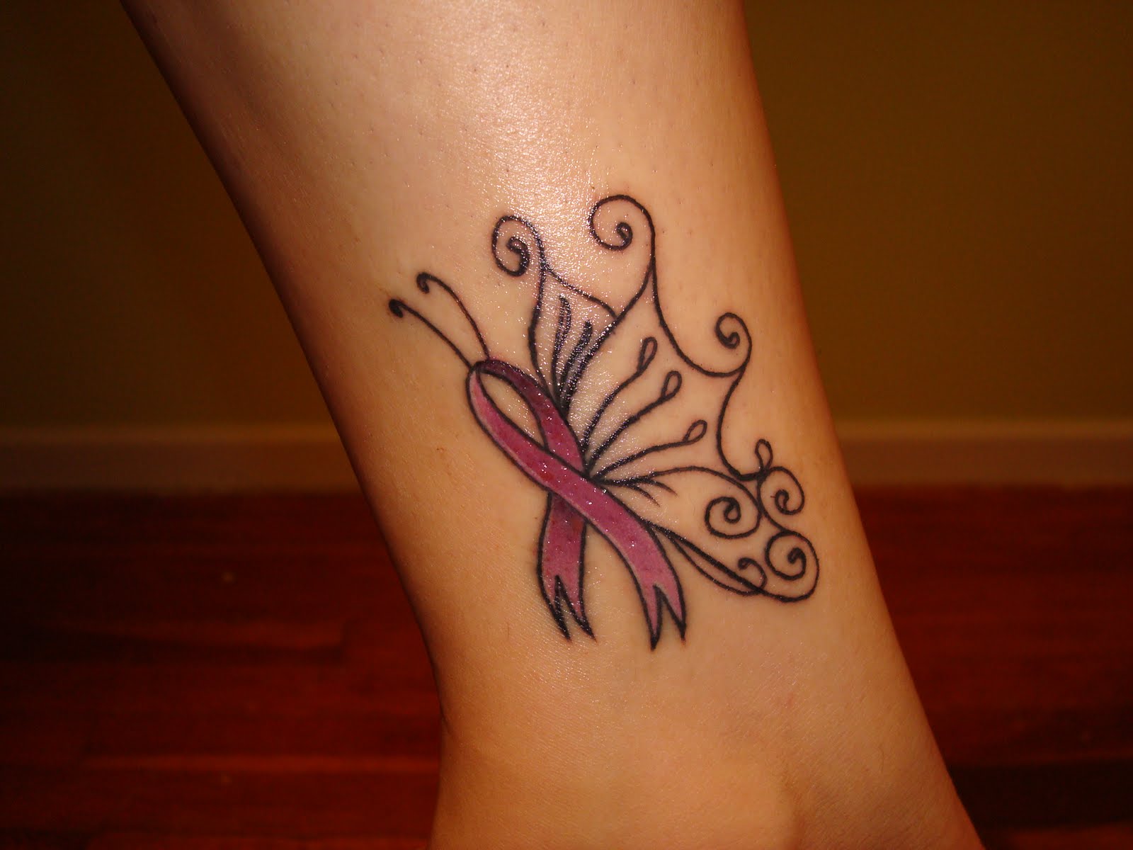 Cancer Ribbon Images Tattoos