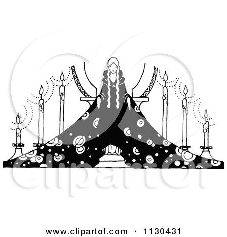 Candle Clip Art Free Black And White