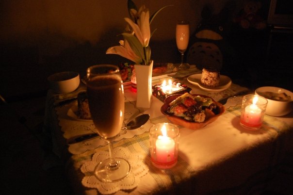 Candle Light Dinner Pics