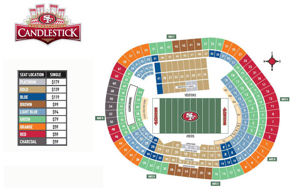 Candlestick Park Seating