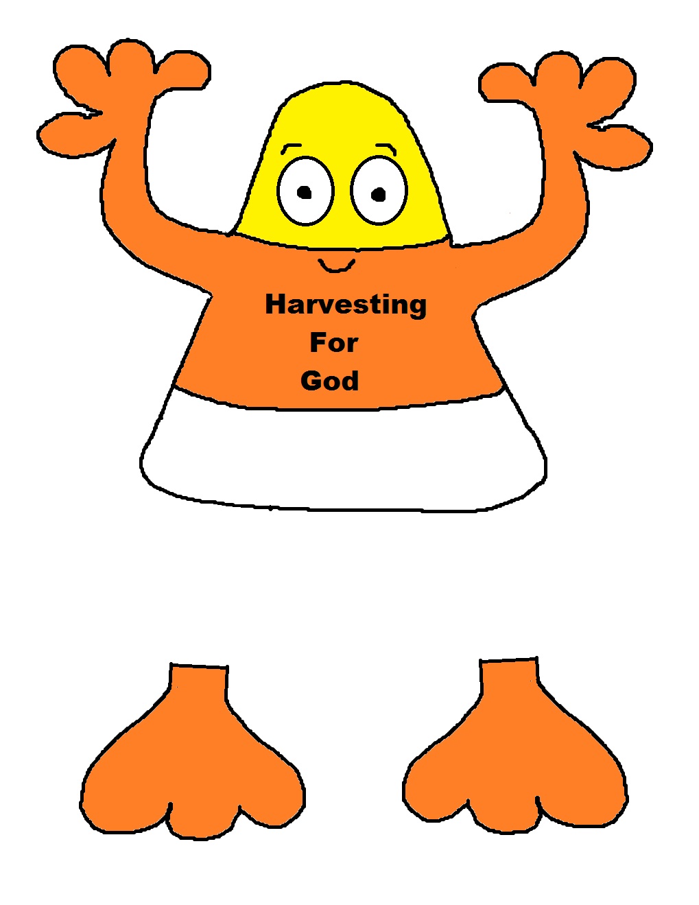 Candy Corn Coloring Pages Printables
