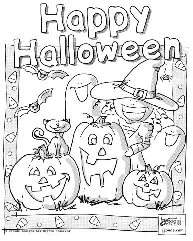 Candy Corn Coloring Pages Printables