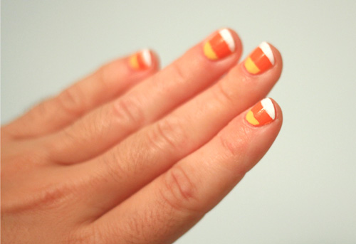 Candy Corn Nails