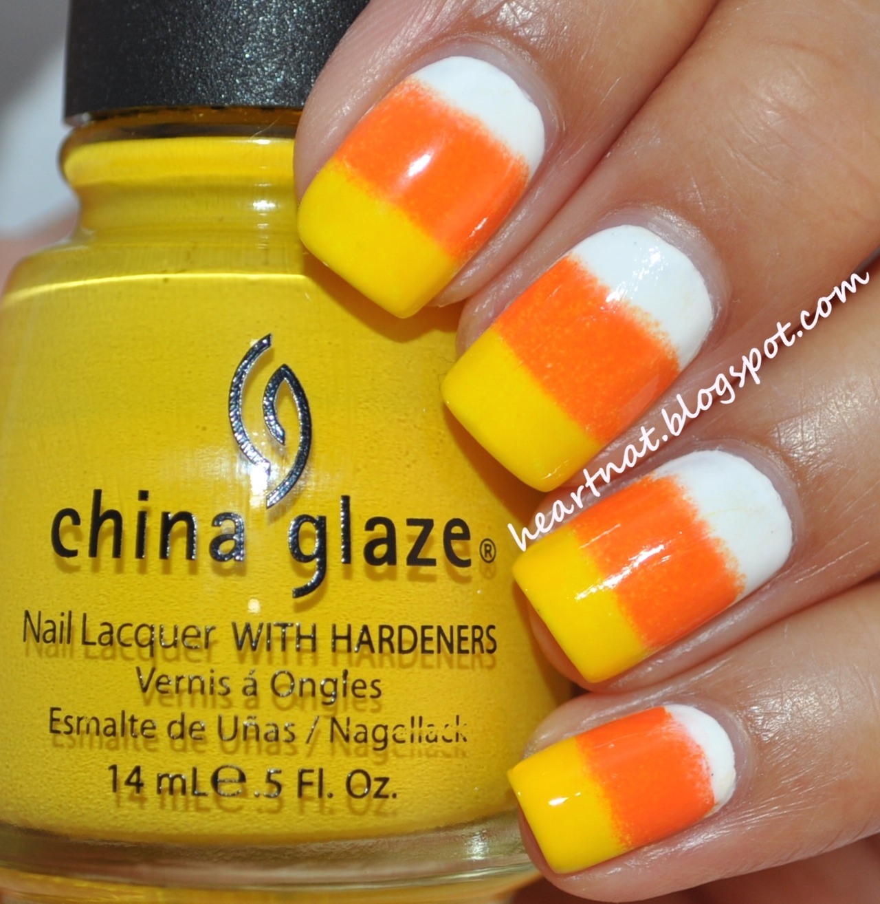 Candy Corn Nails Tumblr