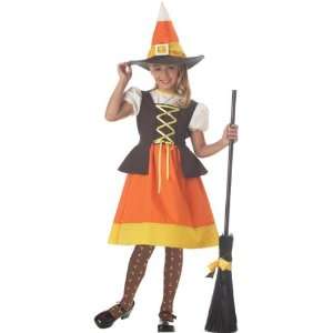 Candy Corn Witch Costume Kids