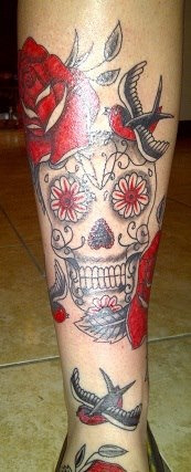 Candy Skull Tattoos For Men