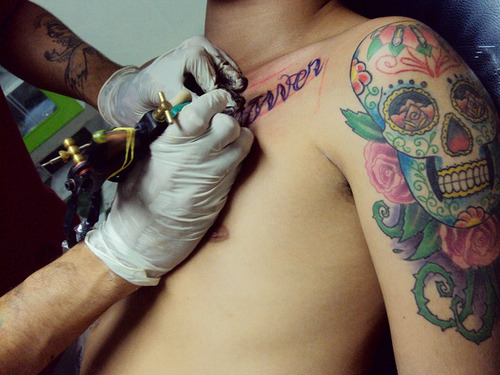 Candy Skull Tattoos For Men