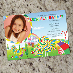 Candyland Party Invitations Free