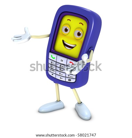 Cartoon Mobile Phone Images