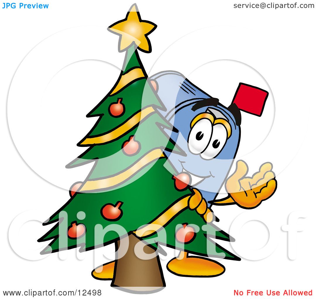Cartoon Pictures Of Christmas Trees Decorated