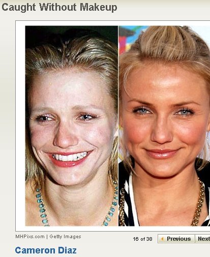 Celebs Before And After Makeup