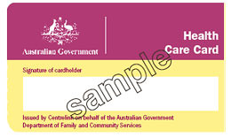 Centrelink Health Care Card