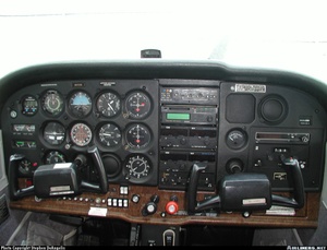 Cessna 172r Cockpit Poster
