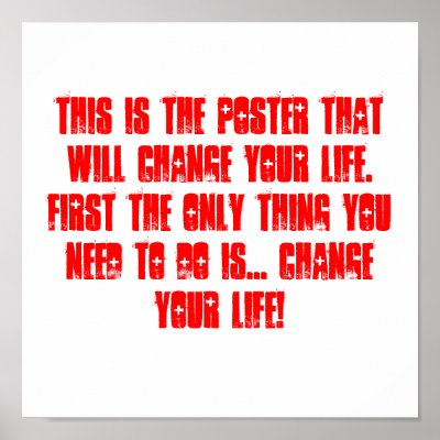 Change For Life Poster