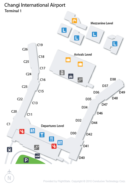 Changi Airport Map Terminal 2